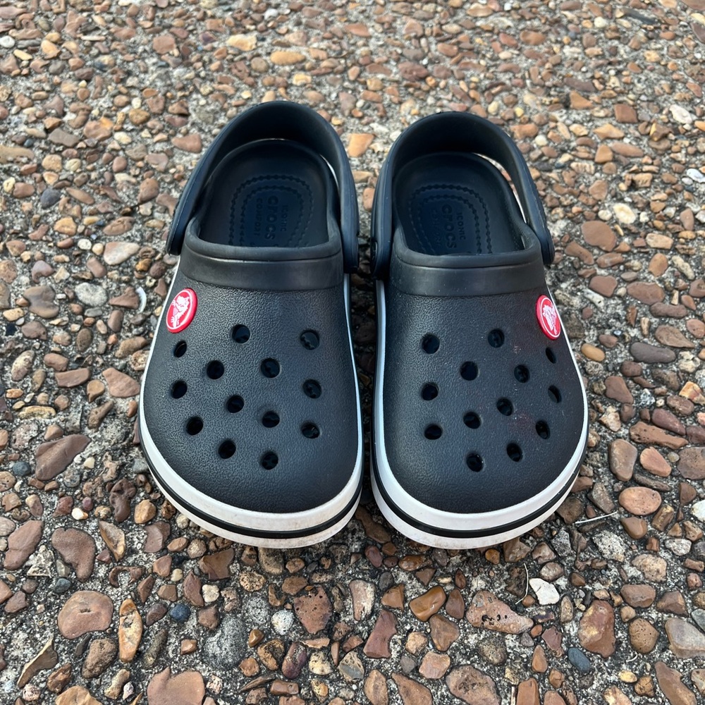 Kids Black Crocs